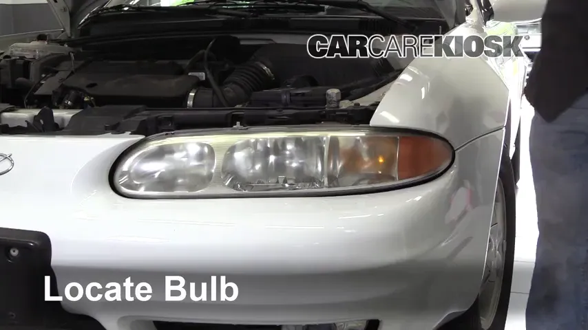 2001 Oldsmobile Alero GL 2.4L 4 Cyl. Sedan (4 Door) Lights Headlight (replace bulb)